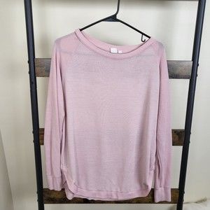 GAP light pink long sleeve tunic top size M